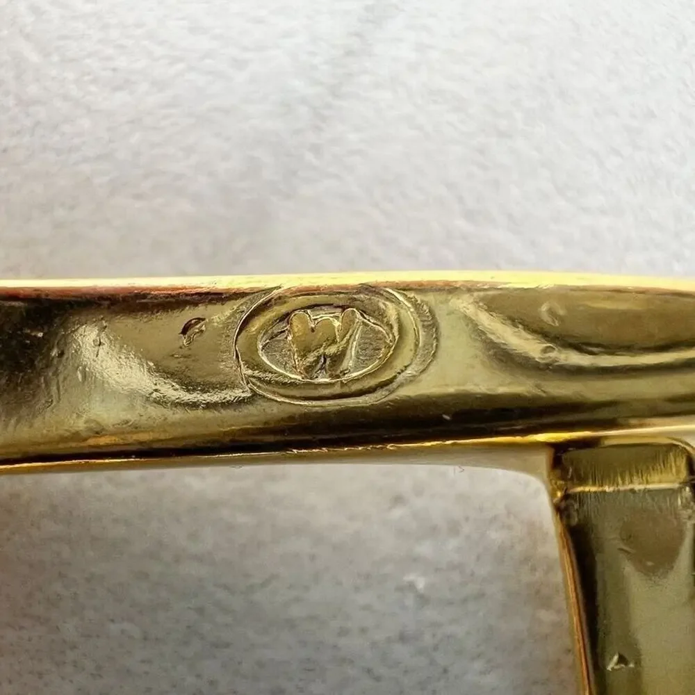 Vintage Gold Tone Simple Basic Belt Buckle for up to 1 Inch Belt